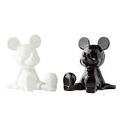 Disney Ceramics Black And White Mickey Salt And Pepper Shaker 6003748 New