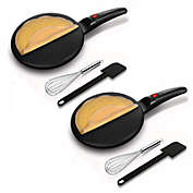 Kitcheniva Electric Nonstick Griddle  Hot Plate Cooktop (2 Pack)