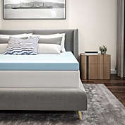 Flash Furniture Capri Comfortable Sleep 3 inch Cool Gel Memory Foam Mattress Topper - Full