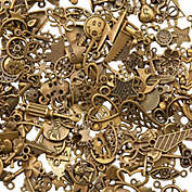 Bright Creations Gold Charms for Jewelry Making, Pendants (0.3-1.2 In, 200 Pieces)
