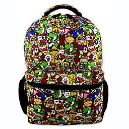 Nintendo Super Mario Brothers Boys Girls Teen 16" School Backpack