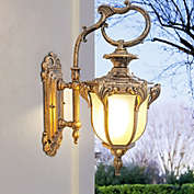 Stock Preferred Retro Bronze Outdoor Wall Light Lamp