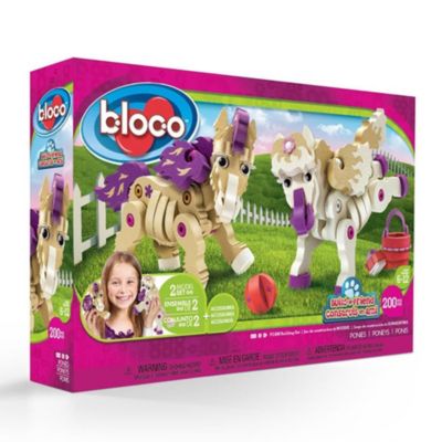 Bloco Toys Build-a-Friend Ponies Kit (191 Pieces)