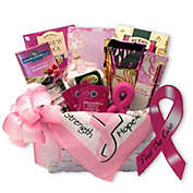 GBDS Find A Cure Breast Cancer Gift Basket - spa baskets for women gift - cancer gift