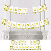 Big Dot of Happiness Let&#39;s Go Bananas - Tropical Party Bunting Banner - Party Decorations - Let&#39;s Go Bananas
