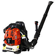 Osakapro 76cc gasoline backpack  leaf blower 4 cycle engine gas powered with nozzle extension fow lawn care