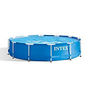 Intex 12 Foot x 30 Inch Above Ground Swimming Pool (Pump Not Included)