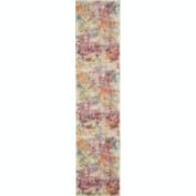 Nourison Celestial 2'2"X10' (10' Runner) Pink/Multicolor Area Rug Colorful Contemporary Abstract by Nourison