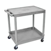 Luxor TC21-G - Large Flat Top and Tub Bottom Shelf Cart