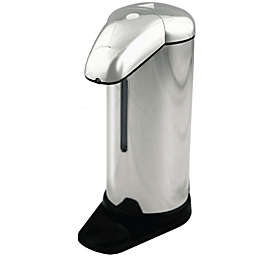 iTouchless Stainless Steel Sensor Soap Dispenser with Wall-Mount Docking Holder 16 oz. Silver