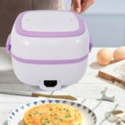 Kitcheniva 1L Electric Lunch Box Mini Rice Cooker Portable Food Steamer
