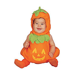 Dress Up America Baby Pumpkin Costume Adorable Halloween Jack-O-Lantern Costume Orange (12-24) Months Toddlers