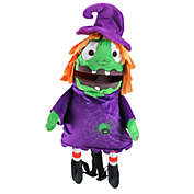 Northlight 23" Purple and Green Witch Unisex Child Trick or Treat Halloween Bag Costume Accessory