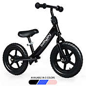 Gymax 12&#39;&#39; Balance Bike Kids No-Pedal Learn To Ride Pre Bike w/ Adjustable Seat