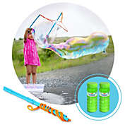 Kidzlane Bubble Wand With 24 Oz Of Mixed Giant Bubble Solution Giant Bubble Wands