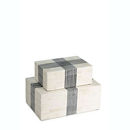 GAURI KOHLI Riviera Decorative Boxes, Set of 2