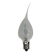 Darice Clear Silicone Swirl Flicker Flame Electric Candle Lamp Replacement Light Bulb