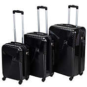 VLIVE 3 PCS Hardshell Luggage Travel Set