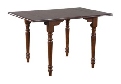 Besthom Andrews 32 In. Rectangular Distressed Chestnut Extendable Drop Leaf Dining Table (Seats 4)
