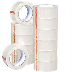 Adhes Tape 72 Rolls Box Sealing Packing Tape 2.5 Mil Thick 2