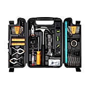 Slickblue 95 Pieces Household Hand Tool Kit with Wrenches Screwdriver Set