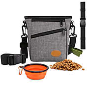 Kitcheniva Pet Dogs Training Walking Pouch with Collapsible Bowl Holder