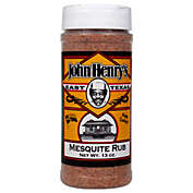 John Henry&#39;s Store Mesquite Rub Seasoning 13 Oz Bottle All Purpose 55114