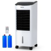 Slickblue Evaporative Portable Air Cooler Fan Humidifier with Remote Control for Home and Office