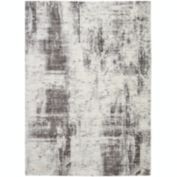 Kathy Ireland Ki37 Safari Dreams KI372 Ivory/Gray Area Rug - 8' x 11'