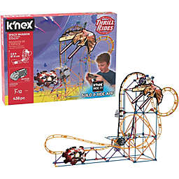 K'NEX Thrill Rides - Space Invasion Roller Coaster Building Set with Ride It! App - 438 Piece