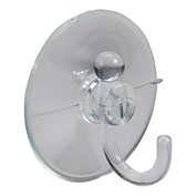 Northlight Pack of 2 Clear Large Hanging Christmas Suction Cup Hooks 2.5"