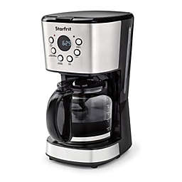 Starfrit - Programmable Electric Coffee Maker, 12 Cup Capacity, 900 Watts, Stainless Steel