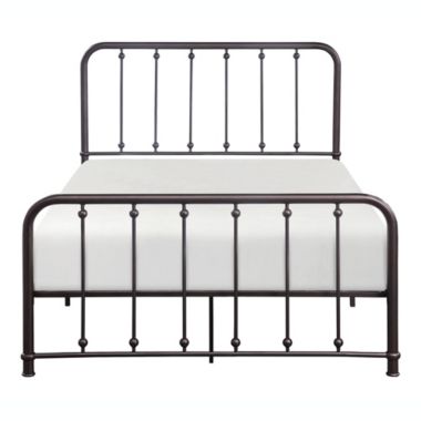 Lazzara Home Bethany Dark Bronze Metal Frame Full Platform Bed. View a larger version of this product image.