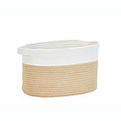 DECOMOMO Cotton Rope Baskets Woven Foldable Storage Bin with Handles