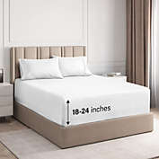 Kingsize fitted sheet extra deep 15"box for the deeper mattress 50/50 polycotton 