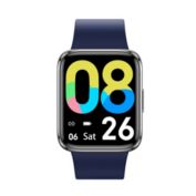 Letsfit Smartwatch and Fitness Tracker 1.78"  Touch Screen Heart Rate Monitor for iPhone and Android - TW2 - Blue+Black