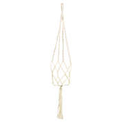 Unique Bargains Macrame Plant Hanger Flowerpot Holder Garden Pot Wall-Mounted Rope Hanging 39.4 Inch Length for Wall Plant Hanging Holders Indoor Outdoor Home Decor