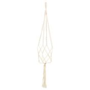 Unique Bargains Macrame Plant Hanger Flowerpot Holder Garden Pot Wall-Mounted Rope Hanging 39.4 Inch Length for Wall Plant Hanging Holders Indoor Outdoor Home Decor