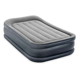 Intex Dura Beam Deluxe Pillow Raised Airbed Mattress with Built In Pump, Twin