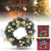 Kitcheniva Christmas LED Light Wreath Decoration, Gold