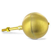 Super Tough Gold Anodized Aluminum Ball Topper - 4in