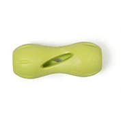 West Paw Qwizl Dog Puzzle Treat Toy, Granny Smith Green, Large 6.5 in