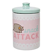 Enesco Pusheen Cat Snack Attack Cookie Canister Jar 6010796 7.5 Inch