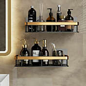Kitcheniva Luxury Shower Shelf Wall Mounted Bathroom Storage Rack