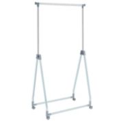 Slickblue Extendable Foldable Heavy Duty Clothing Rack with Hanging Rod