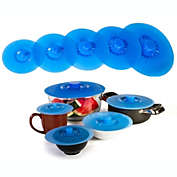 Kitchen + Home Silicone Bowl Covers and Pan Lids - Set of 5