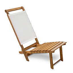 Prime Teak - Collapsible Beach and Deck Chair