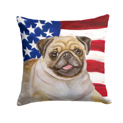 Multicolor 18x18 Tronic Tees Cute Patriotic American Flag Love Throw Pillow
