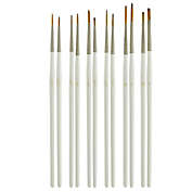 U.S. Art Supply Miniature Detail Paint Brush Set - 12 Miniature Brushes for Art Painting - Acrylic, Watercolor, Oil