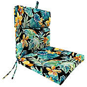 Jordan Manufacturing Outdoor French Edge Chair Cushion Multi
